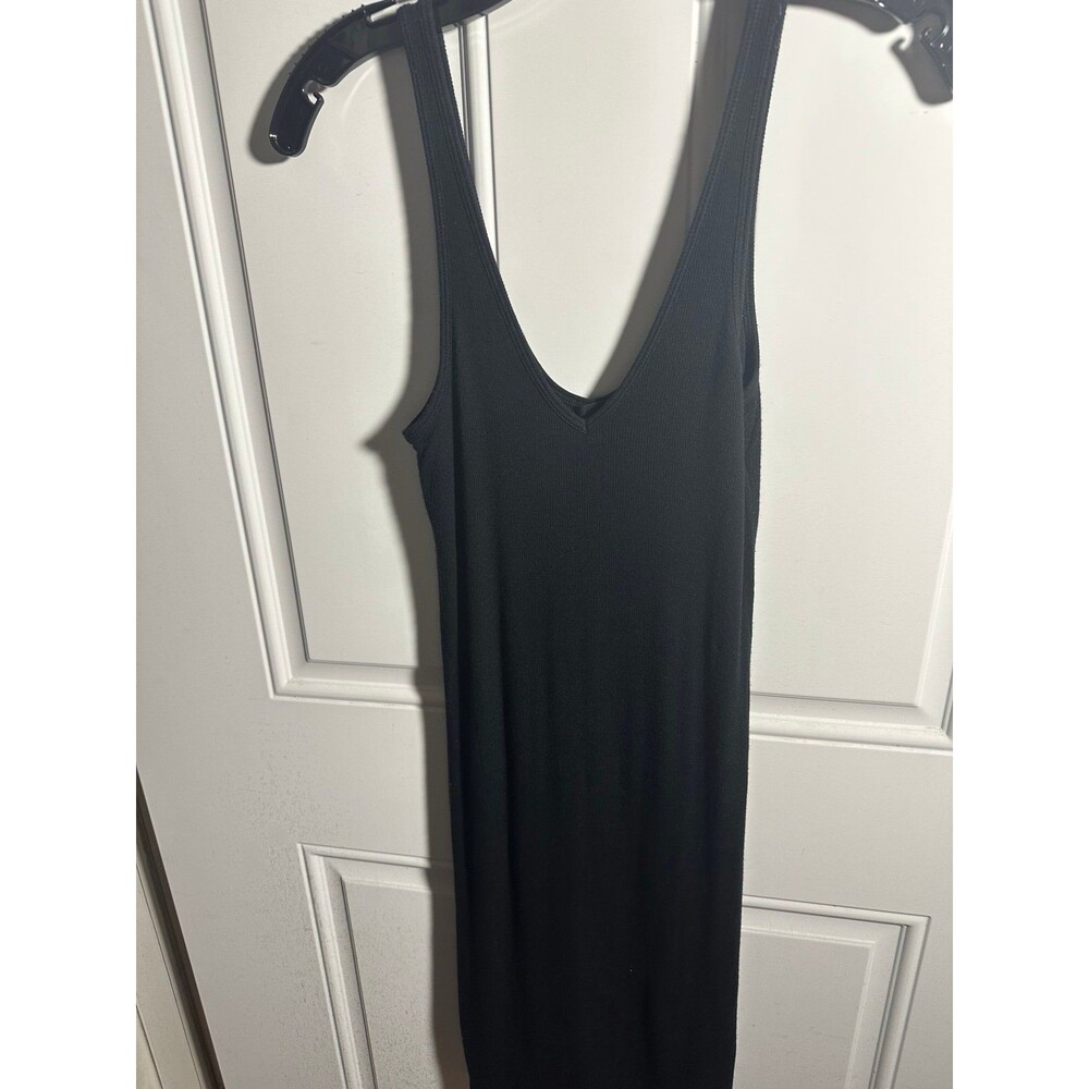ATM Anthony Thomas Melillo V neckSlub Jersey Tank Dress
